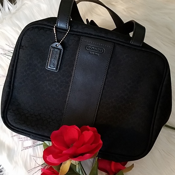 Coach Handbags - COACH LARGE BEAUTY TRAVEL CASE